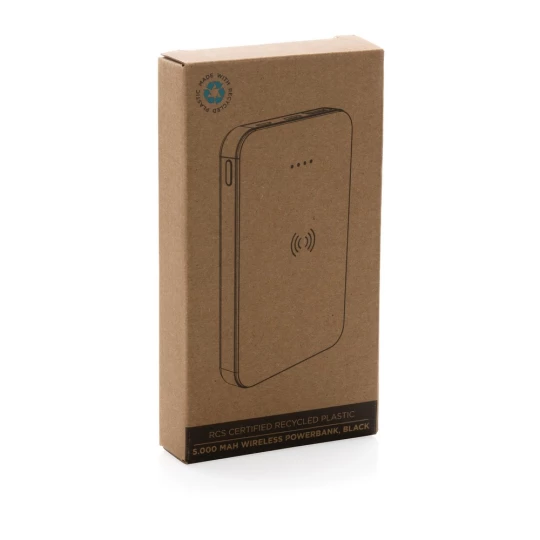 Power bank 5000 mAh, ładowarka bezprzewodowa 5W (P322.621)