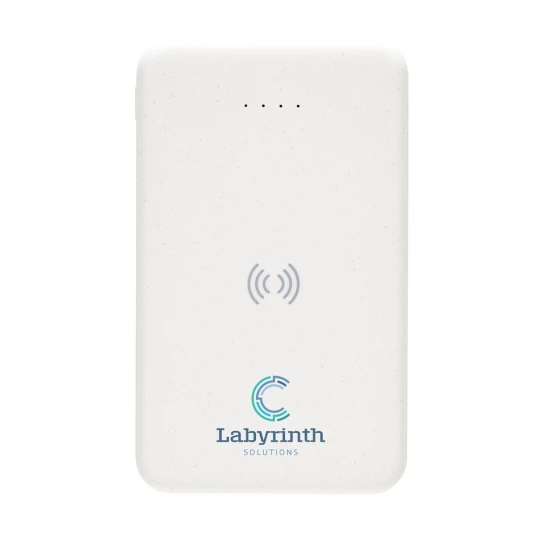 Power bank 5000 mAh, ładowarka bezprzewodowa 5W (P322.623)