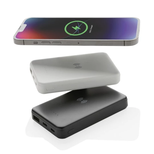 Power bank 5000 mAh, ładowarka bezprzewodowa 5W (P322.623)