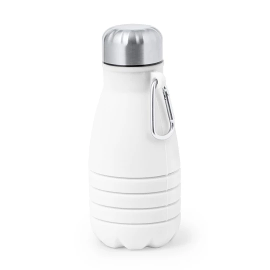 Składana butelka sportowa 550 ml z karabińczykiem (V1311-02)