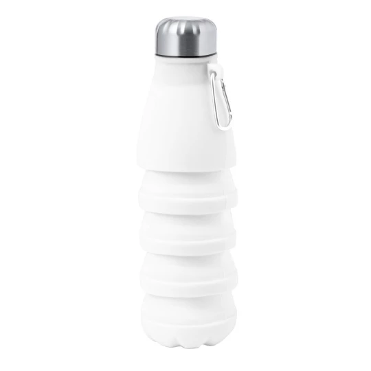 Składana butelka sportowa 550 ml z karabińczykiem (V1311-02)