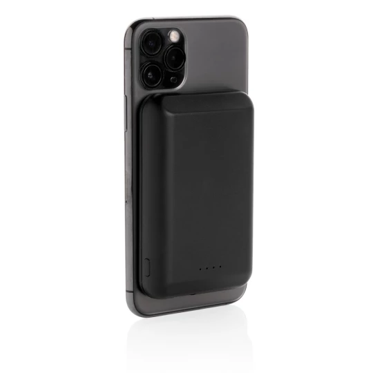 Magnetyczny, bezprzewodowy power bank 5000 mAh, 5W (P322.281)