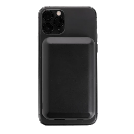 Magnetyczny, bezprzewodowy power bank 5000 mAh, 5W (P322.281)