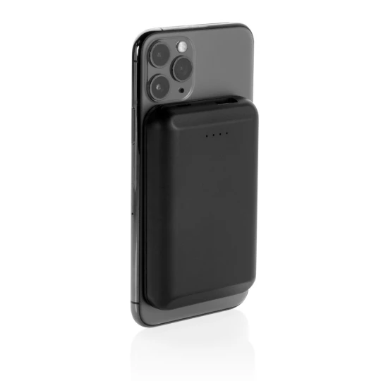 Magnetyczny, bezprzewodowy power bank 5000 mAh, 5W (P322.281)