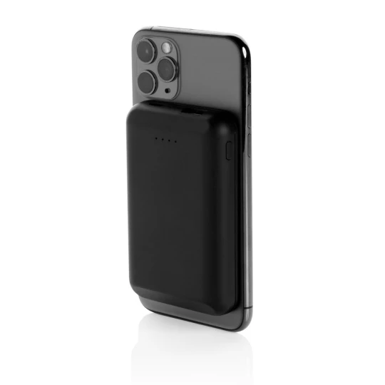 Magnetyczny, bezprzewodowy power bank 5000 mAh, 5W (P322.281)