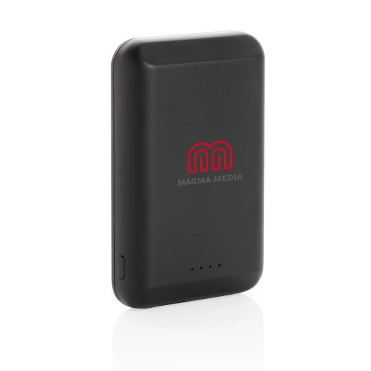 Magnetyczny, bezprzewodowy power bank 5000 mAh, 5W (P322.281)