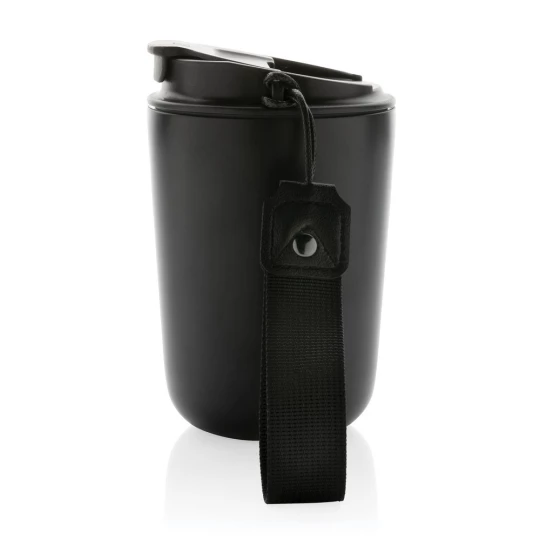 Kubek termiczny 380 ml Cuppa, stal nierdzewna z recyklingu (P435.021)