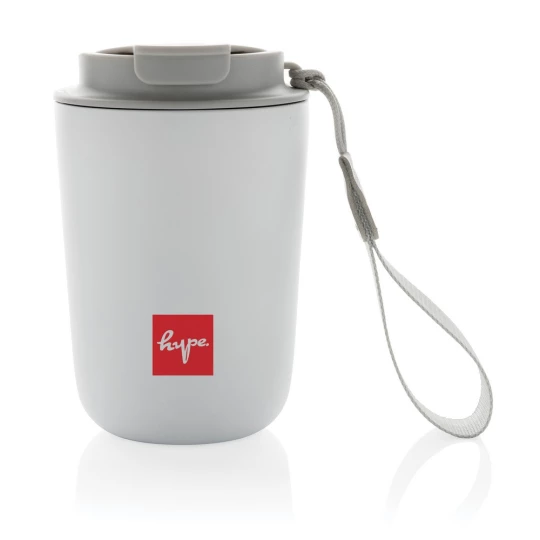 Kubek termiczny 380 ml Cuppa, stal nierdzewna z recyklingu (P435.023)
