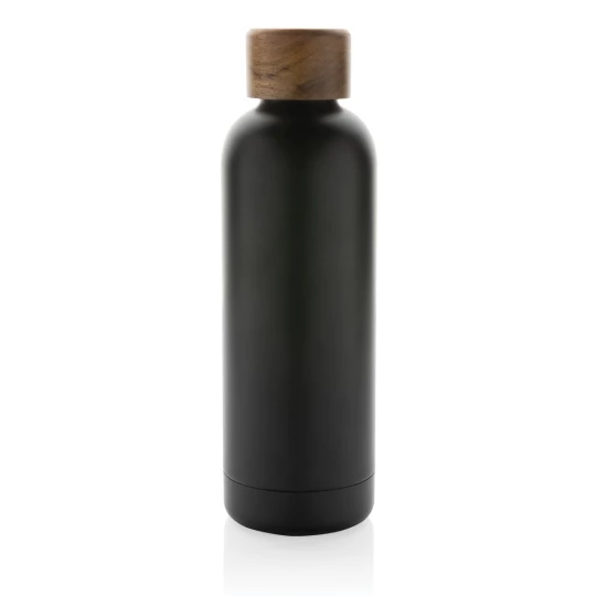 Butelka termiczna 500 ml Wood, stal nierdzewna z recyklingu (P435.531)