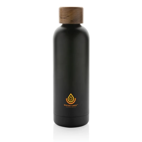 Butelka termiczna 500 ml Wood, stal nierdzewna z recyklingu (P435.531)