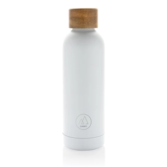 Butelka termiczna 500 ml Wood, stal nierdzewna z recyklingu (P435.533)
