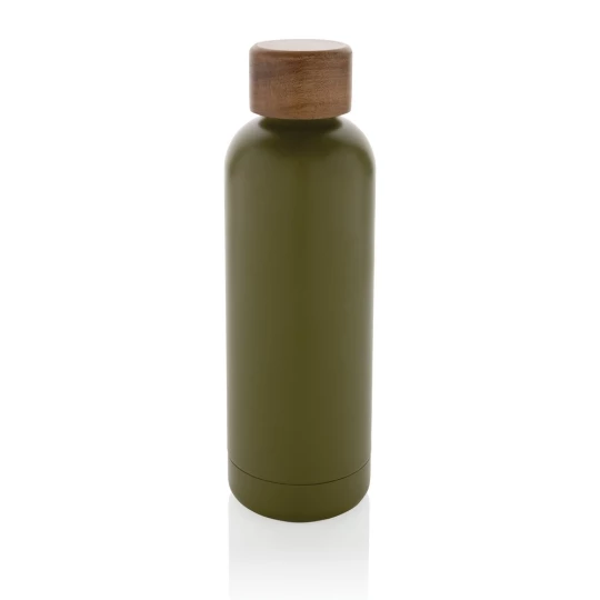Butelka termiczna 500 ml Wood, stal nierdzewna z recyklingu (P435.537)