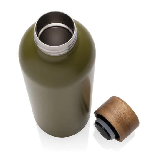 Butelka termiczna 500 ml Wood, stal nierdzewna z recyklingu (P435.537)