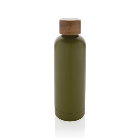 Butelka termiczna 500 ml Wood, stal nierdzewna z recyklingu (P435.537)