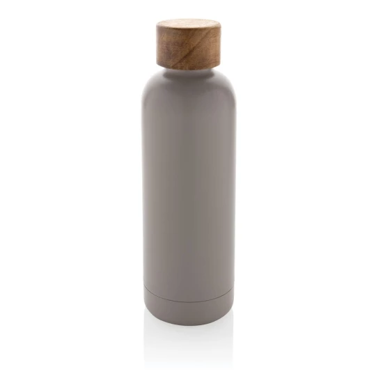 Butelka termiczna 500 ml Wood, stal nierdzewna z recyklingu (P435.539)