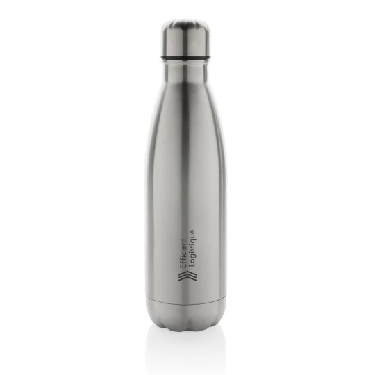 Butelka sportowa 500 ml Eureka, stal nierdzewna z recyklingu (P435.722)