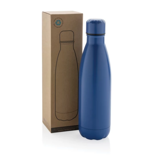 Butelka sportowa 500 ml Eureka, stal nierdzewna z recyklingu (P435.725)