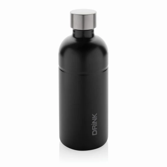 Butelka sportowa 800 ml Soda, stal węglowa z recyklingu (P435.801)