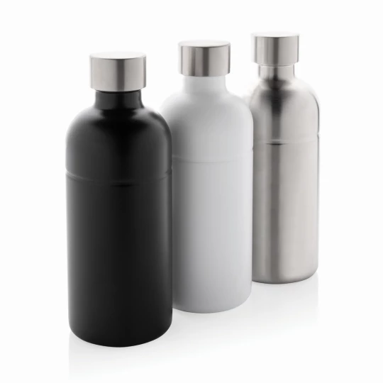 Butelka sportowa 800 ml Soda, stal węglowa z recyklingu (P435.801)