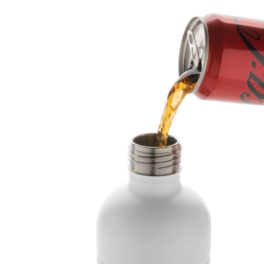 Butelka sportowa 800 ml Soda, stal węglowa z recyklingu (P435.803)