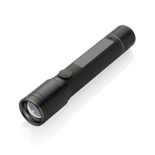Kieszonkowa latarka Gear X, ładowana przez USB, aluminium z recyklingu (P513.901)