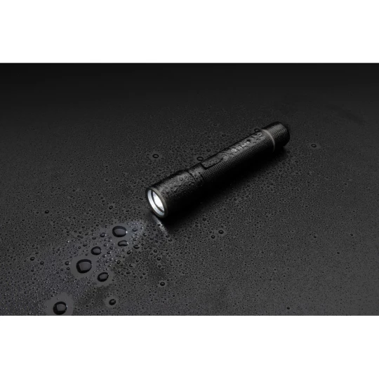 Kieszonkowa latarka Gear X, ładowana przez USB, aluminium z recyklingu (P513.901)
