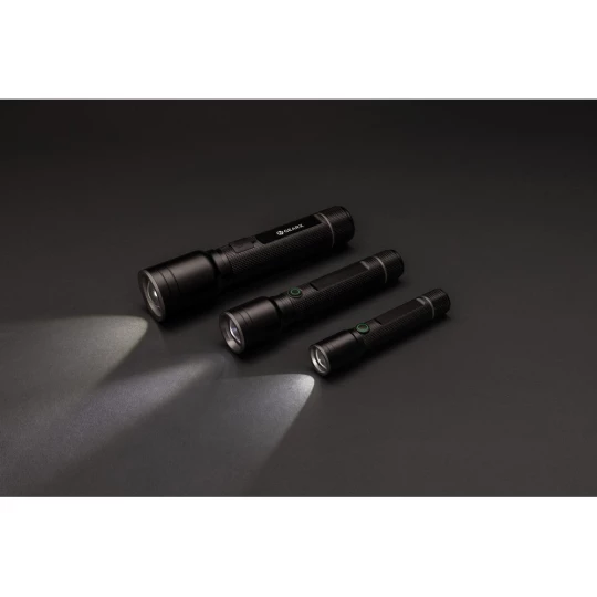 Latarka Gear X, ładowana przez USB, aluminium z recyklingu (P513.921)