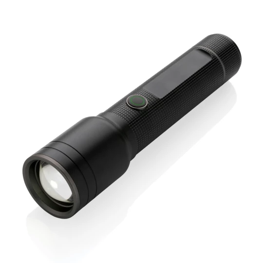 Duża latarka Gear X, ładowana przez USB, aluminium z recyklingu (P513.931)