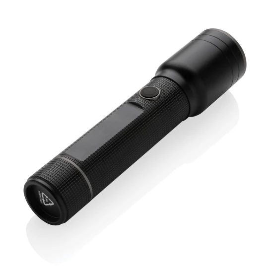 Duża latarka Gear X, ładowana przez USB, aluminium z recyklingu (P513.931)