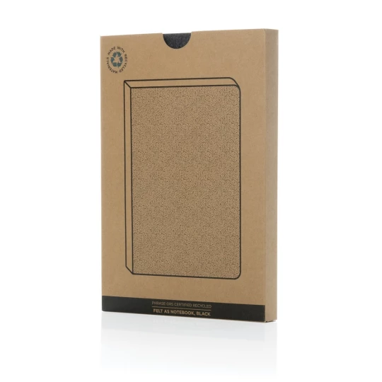 Notatnik z filcu z recyklingu A5 (P774.521)