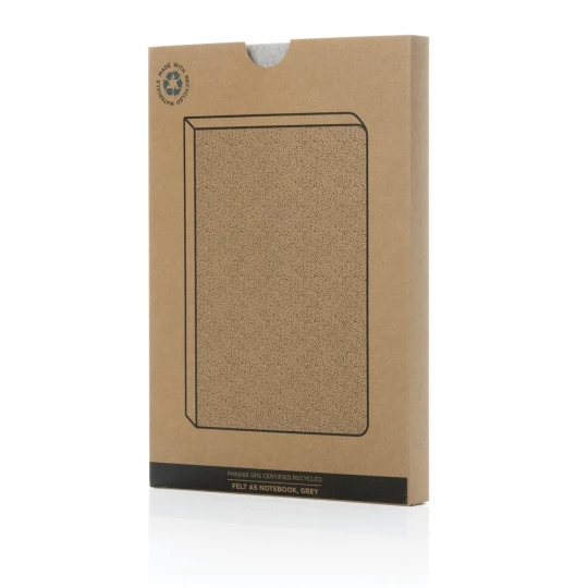 Notatnik z filcu z recyklingu A5 (P774.522)