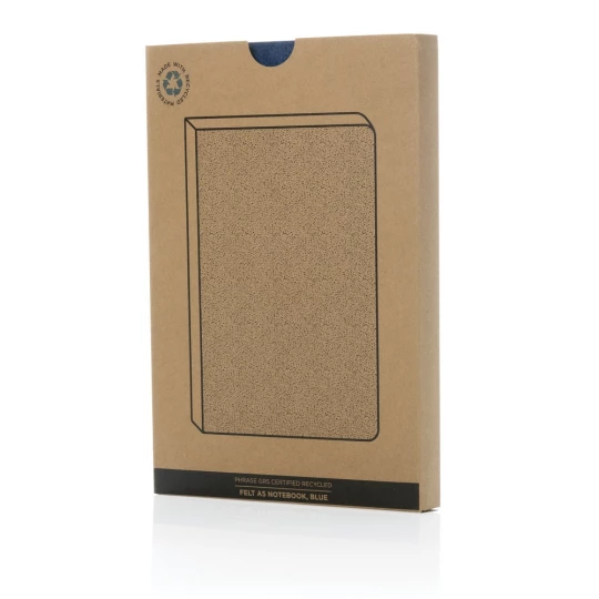 Notatnik z filcu z recyklingu A5 (P774.525)