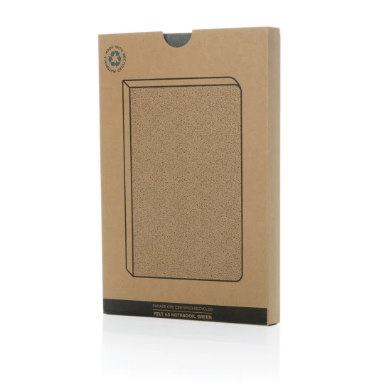 Notatnik z filcu z recyklingu A5 (P774.527)