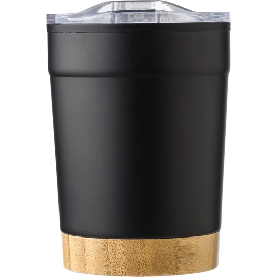 Kubek termiczny 300 ml z bambusowym elementem (V1179-03)