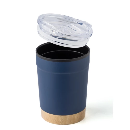 Kubek termiczny 300 ml z bambusowym elementem (V1179-04)