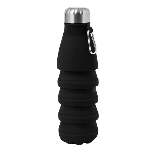 Składana butelka sportowa 550 ml z karabińczykiem (V1311-03)