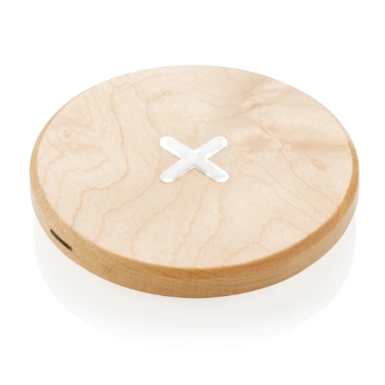 Drewniana ładowarka bezprzewodowa 5W (P308.819)