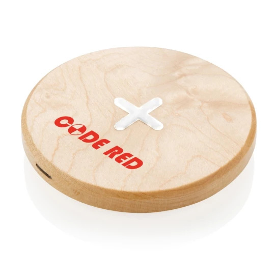 Drewniana ładowarka bezprzewodowa 5W (P308.819)