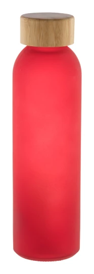 Cloody szklana butelka sportowa - czerwony (AP800469-05)