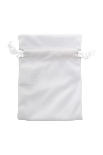 SuboGift S mała personalizowana torebka/woreczek na prezent - biały (AP716668-01)