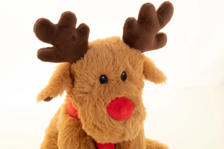 Nordeer pluszowy renifer RPET - brązowy (AP800739)