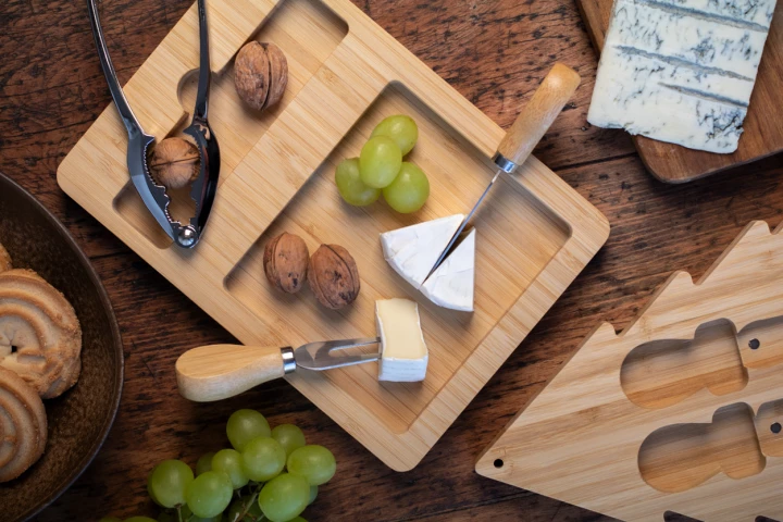 Jarlsberg Świąteczny zestaw noży do sera - naturalny (AP808066)