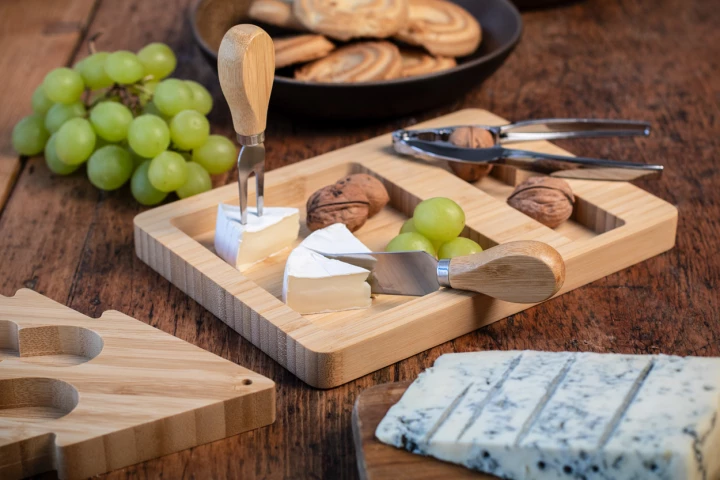 Jarlsberg Świąteczny zestaw noży do sera - naturalny (AP808066)