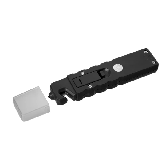 Latarka bezpieczeństwa 4 LED COB, przecinak do pasów, młotek bezpieczeństwa (V9732-03)
