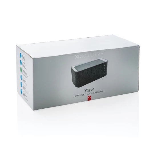 Głośnik bezprzewodowy 6W, ładowarka bezprzewodowa 5W Vogue (P328.072)