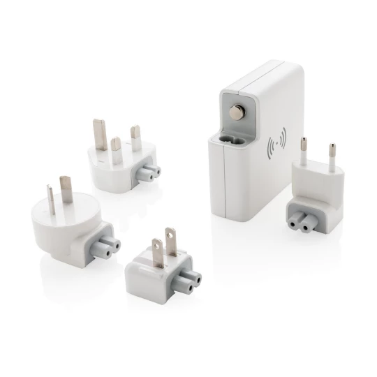 Adapter podróżny, bezprzewodowy power bank 6700 mAh (P820.551)