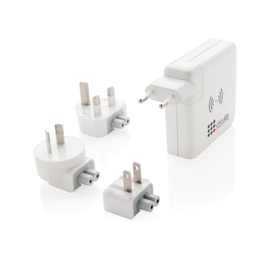 Adapter podróżny, bezprzewodowy power bank 6700 mAh (P820.551)