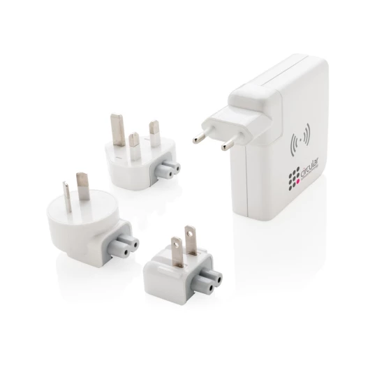 Adapter podróżny, bezprzewodowy power bank 6700 mAh (P820.551)