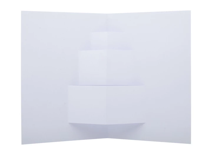 Dimensions karta świąteczna 3D - biały (AP716497-B)