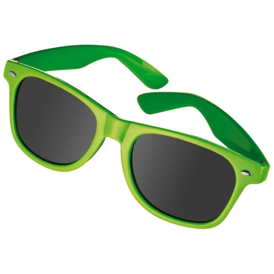 Plastikowe okulary przeciwsłoneczne 400 UV - jasnozielony - (GM-58758-29)